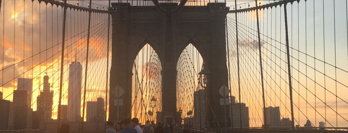 Brooklyn Bridge is one of New York.