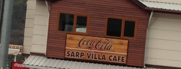Sarp Villa Cafe is one of Tempat yang Disukai Tolga.