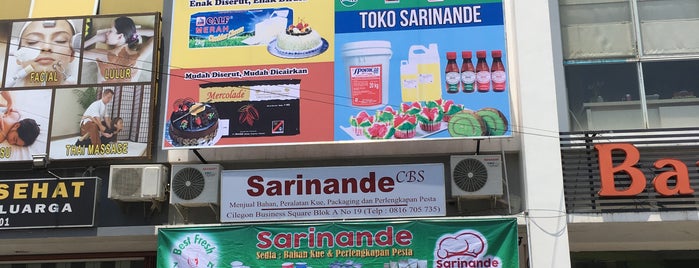 Toko Sarinande CBS is one of Tempat yang Disukai Hendra.