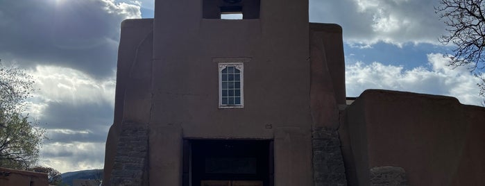 San Miguel Mission is one of Santa Fe, NM.