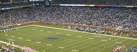 Ford Field is one of NFL Stadiums.