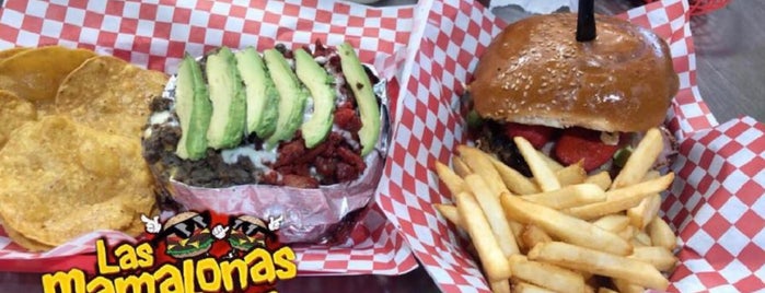 Las Mamalonas Burgers is one of Christopher's Saved Places.
