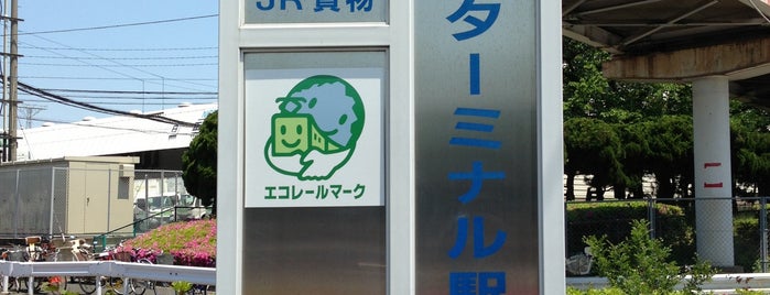 東京貨物ターミナル駅 is one of 東日本・北日本の貨物取扱駅.