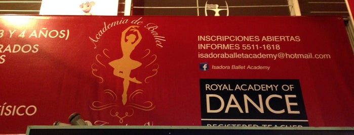 Academia de Ballet Isadora is one of Ricardo'nun Beğendiği Mekanlar.