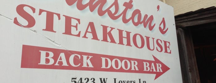 Dunston's Steak House is one of สถานที่ที่ Kat ถูกใจ.