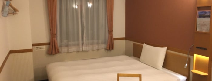 東横イン 高崎駅西口1 is one of 泊まったホテル｜住過的旅館.