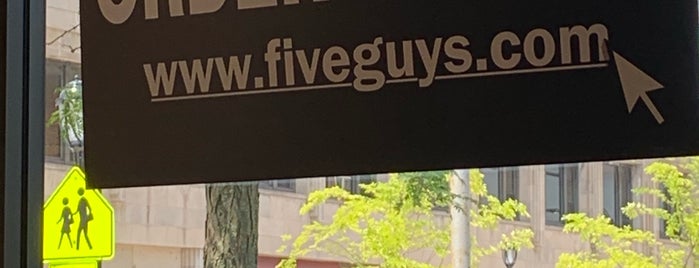 Five Guys is one of Park Ridge Restaurants.