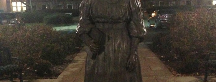 Lydia Moss Bradley Statue is one of Bradley..