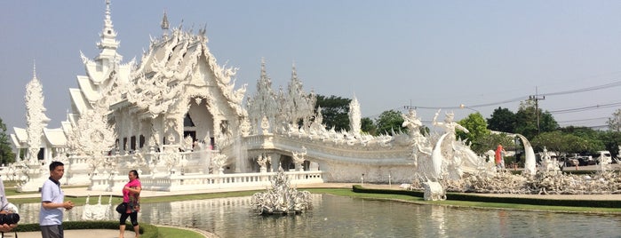Wat Rong Khun is one of Thailand: Restaurants ,Beaches and Attractions.