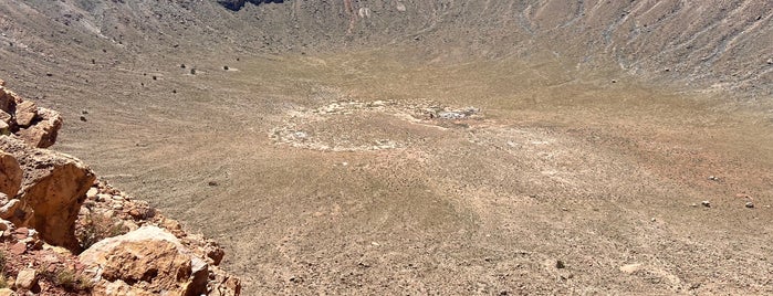 Meteor Crater is one of Arizona.