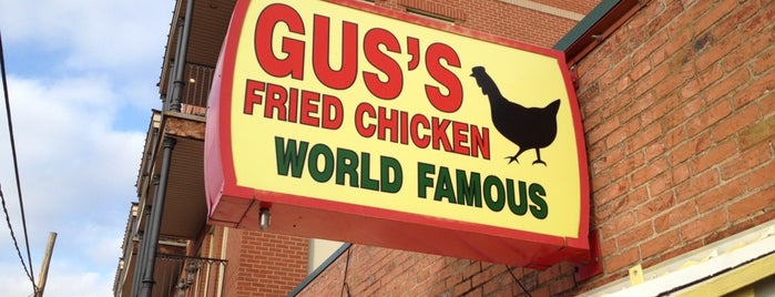 Gus’s World Famous Hot & Spicy Fried Chicken is one of Southern Road Trip Working List.