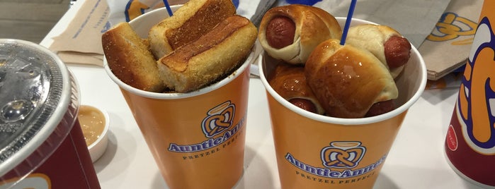 Auntie Anne's is one of New York.