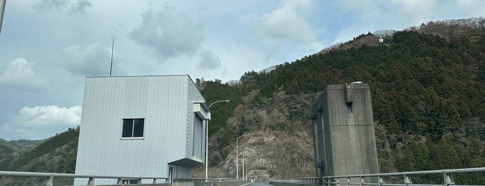 島地川ダム is one of ダムカードを配布しているダム（西日本編）.