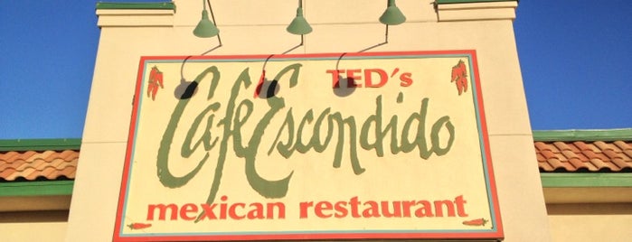Ted's Cafe Escondido - OKC S. Western is one of Tempat yang Disukai Becca.