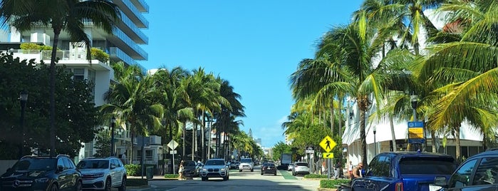 Ocean Drive is one of Miami Beach.