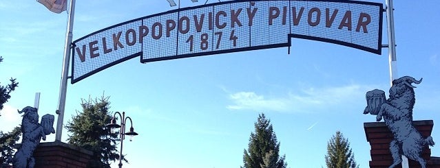 Pivovar Velké Popovice is one of Lieux qui ont plu à Zuzana.