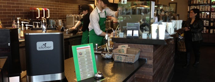 Starbucks is one of Get Caffeinated.
