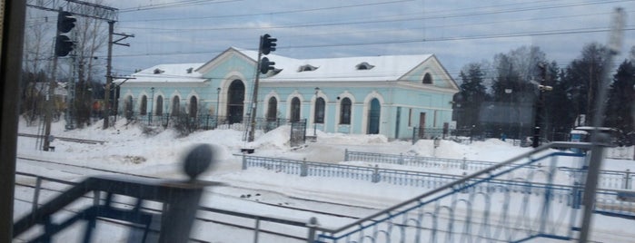 Ж/д станция Сосново is one of สถานที่ที่บันทึกไว้ของ Sashuliti.