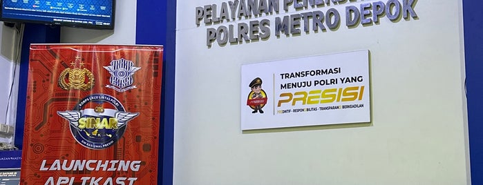 Polres Metro Depok is one of Police Station.