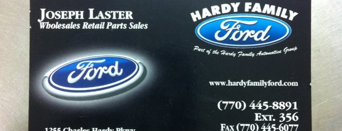 Hardy Family Ford is one of Tempat yang Disukai Chester.