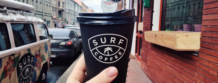 Surf Coffee is one of Locais curtidos por Настя.