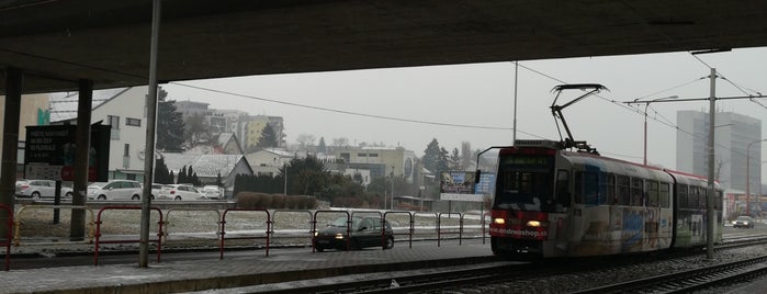 Jurigovo námestie (tram, bus) is one of Bratislava MHD Električka 4.