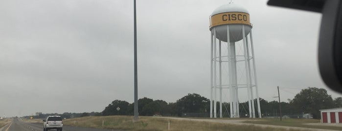 Cisco, TX is one of Holiday Bowl Road Trip.