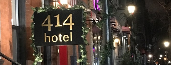 414 Hotel is one of Orte, die Travis gefallen.