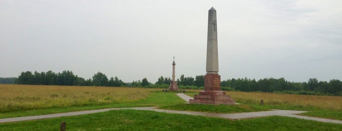 Поле Бородинского сражения is one of Lieux qui ont plu à Mikhael.