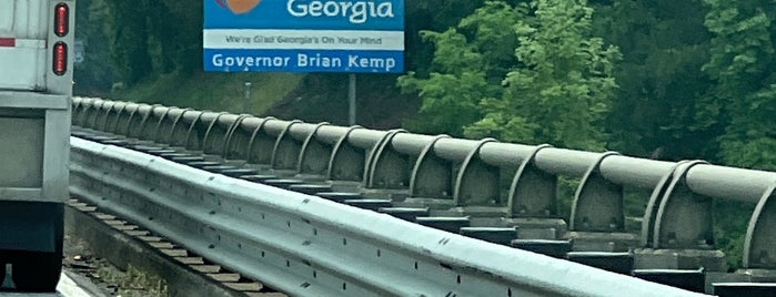 Georgia / South Carolina State Line is one of DC to ATL.