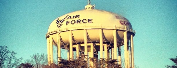Andrews AFB Water Tower is one of Jeff’s Liked Places.
