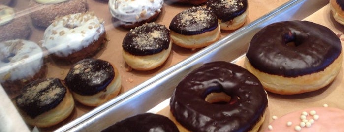 Firecakes Donuts is one of The 13 Best Places for Chocolate Donuts in Chicago.