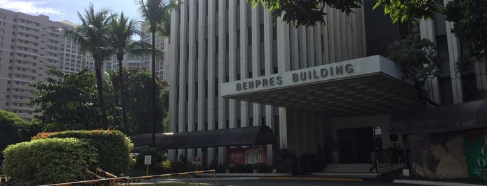 Benpres Building is one of Lugares favoritos de Agu.