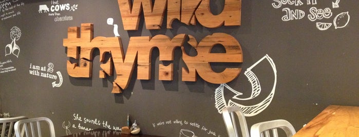 Wild Thyme Organic Cafe & Market is one of 20 favorite restaurants.