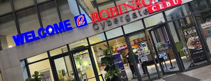Robinsons Cybergate is one of is where i am ☺.