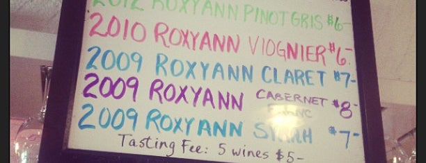 Roxyann Winery is one of Famously Good.