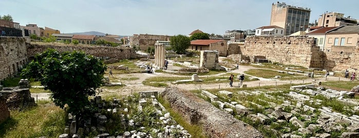 Hadrian's Library is one of Athens, Greece.