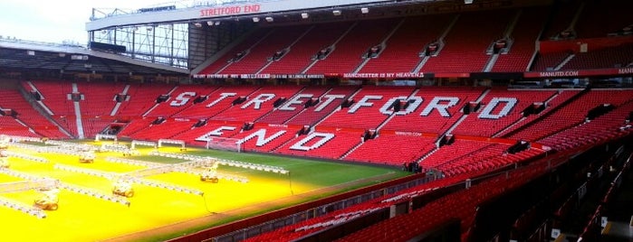 Old Trafford is one of Premier League Football Grounds.
