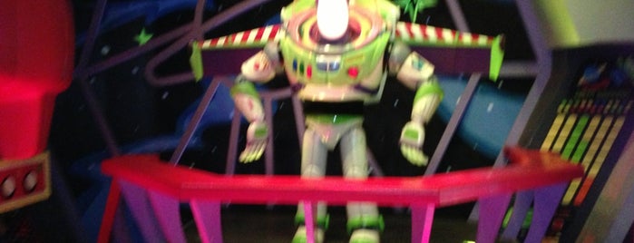Buzz Lightyear's Space Ranger Spin is one of WdW Magic Kingdom.