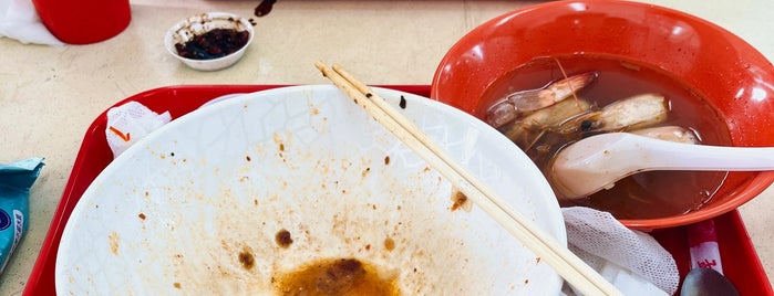 肥仔排骨虾面 Fei Zai Prawn Mee is one of Singapore Food.