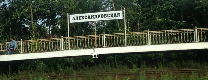 Ж/д платформа «Александровская» is one of Taras : понравившиеся места.