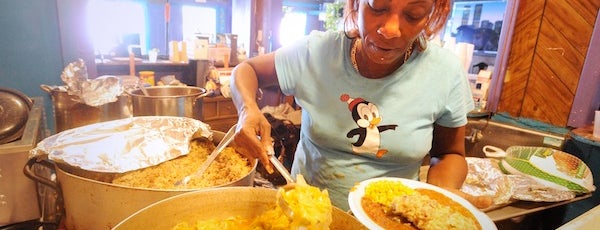 Nubian Queen Lola Cajun is one of 2015 Austin Chronicle First Plates Food Awards.