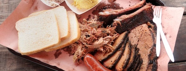Franklin Barbecue is one of Austin eats.