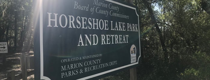 Horseshoe Lake Campground is one of สถานที่ที่ Lizzie ถูกใจ.