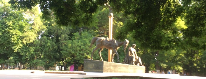 Старобазарный сквер / Starobazarny square is one of Одесская Гилелиада 2014.