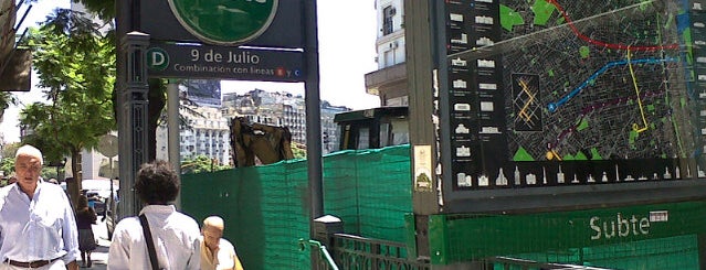 Estación 9 de Julio [Línea D] is one of Buenos Aires.