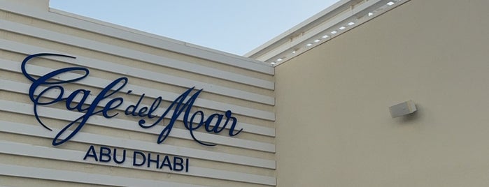 Cafe del Mar is one of Abu Dhabi.