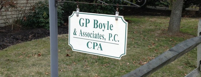 GP Boyle & Associates P.C. is one of Eileen'in Beğendiği Mekanlar.