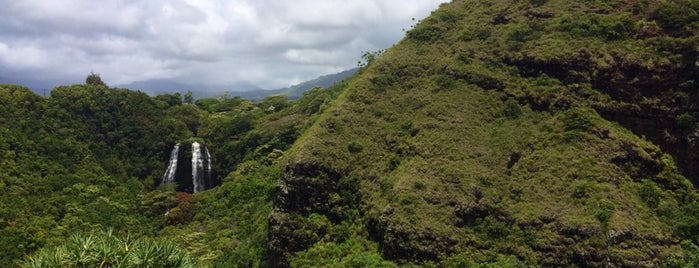 Opaekaa Falls is one of Kauai <3.