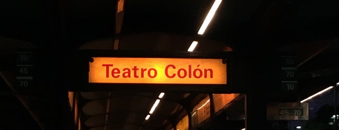 Metrobus - Estación Teatro Colón is one of BA MetroBus list - All lines.